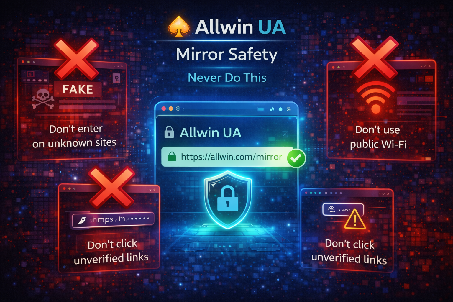 Безпечне дзеркало Оллвін казино: як уникнути фейків і захистити свій акаунт